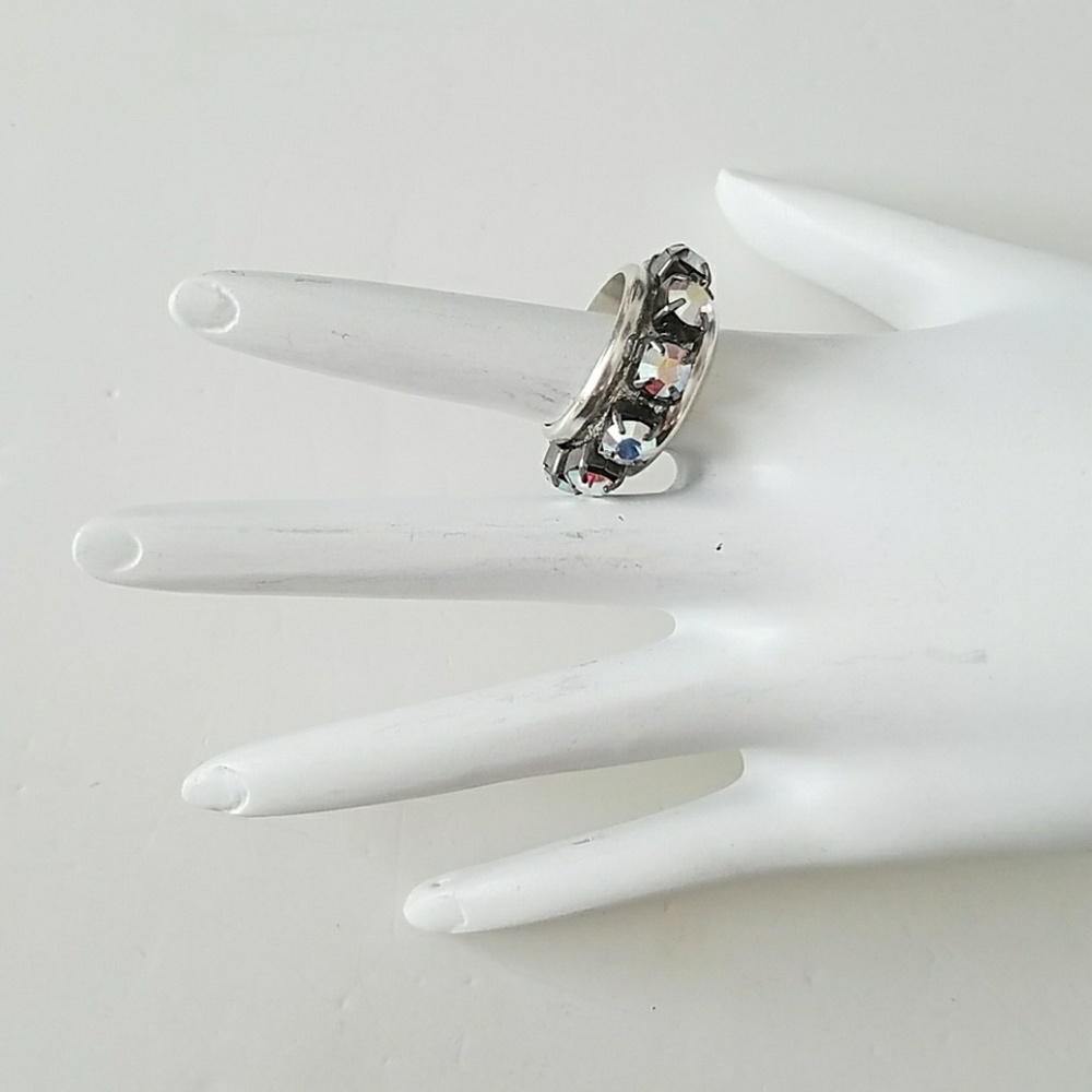 GASOLINE GLAMOUR RHINESTONE BAND RING